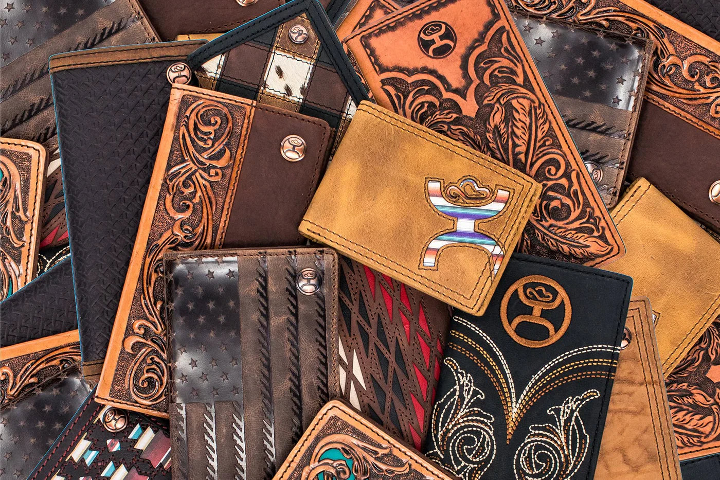 Men’s Western Wallets – Rugged Leather | The Cowboy Shop