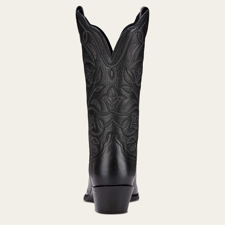 ARIAT WOMENS BLACK Heritage R Toe Western Boot