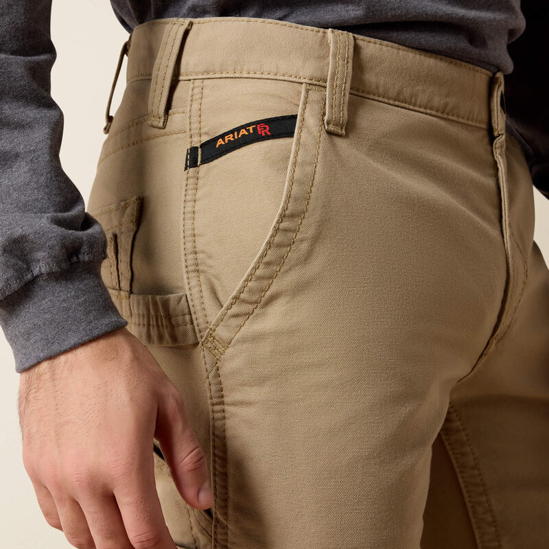 ARIAT MENS M4 Relaxed FR KHAKI Workhorse Boot Cut Pant