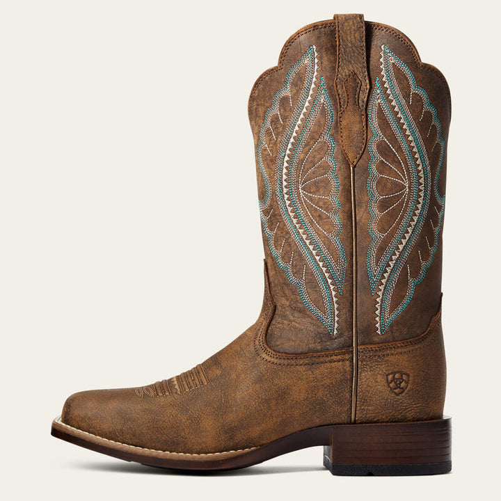 Ariat Womens Tack Room Brown PrimeTime Western Boot