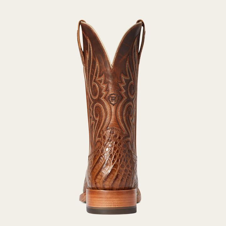 ARIAT Men's Relentless Caiman Belly Leather Square Toe Boots