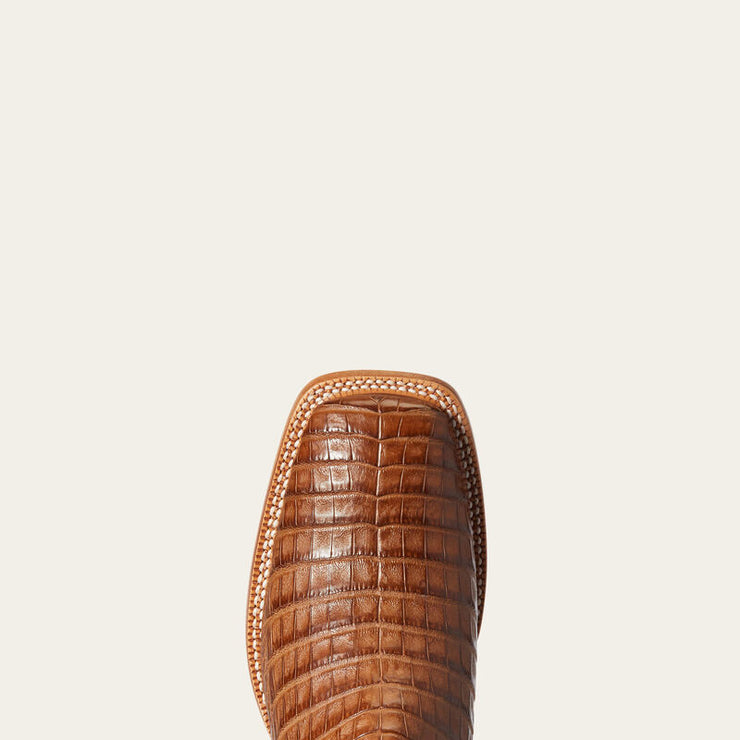 Ariat Men’s Relentless Denton Tan Caiman Belly Boots