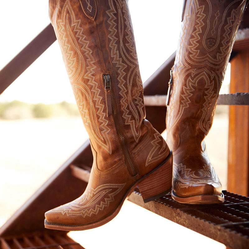 ARIAT WOMENS Casanova SHADES OF GRAIN X Toe Western Boot