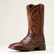 Ariat Men’s Barley Ultra Tobacco Full Quill Ostrich Boots