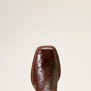 Ariat Men’s Barley Ultra Tobacco Full Quill Ostrich Boots
