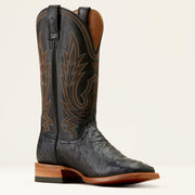 Ariat Men’s Showboat Black Full Quill Ostrich Boots