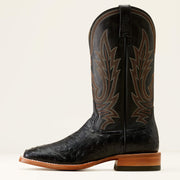 Ariat Men’s Showboat Black Full Quill Ostrich Boots