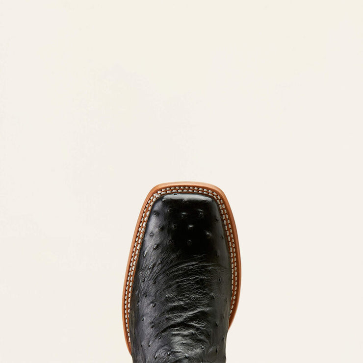 Ariat Men’s Showboat Black Full Quill Ostrich Boots