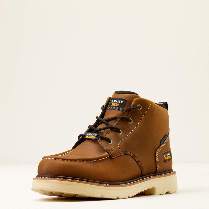 ARIAT MEN'S  LACE UP Rebar Lift Chukka Waterproof Work Boot