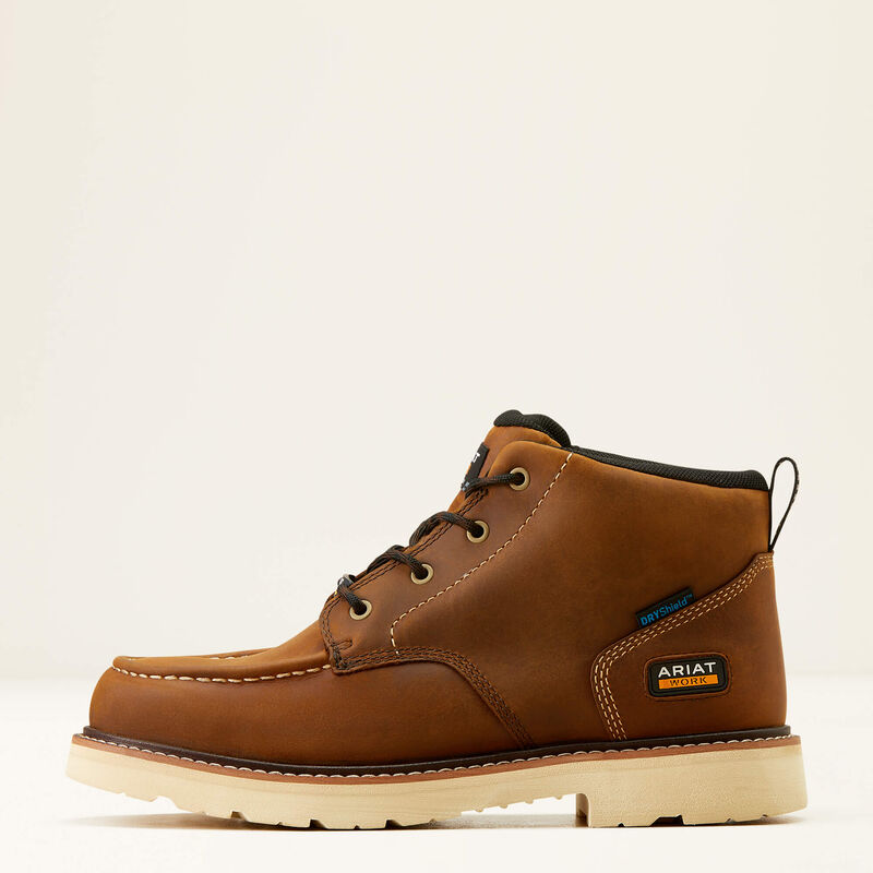 ARIAT MEN'S  LACE UP Rebar Lift Chukka Waterproof Work Boot