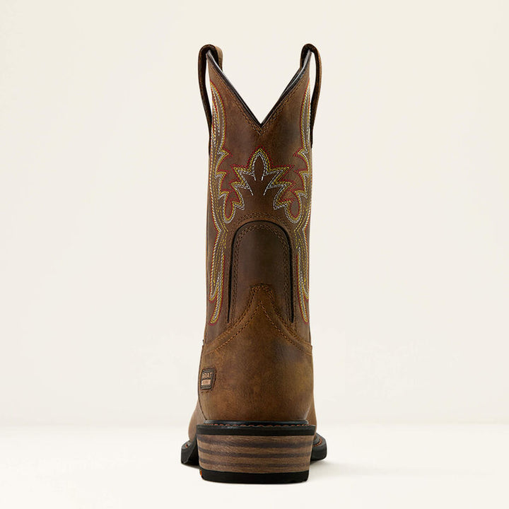ARIAT MEN'S RYE BROWN IRONSIDE SQUARE STEEL TOE BOOT'S