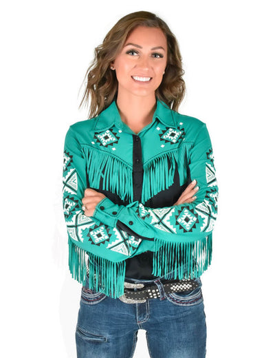 Women's Cowgirl Tuff Pullover Button Up