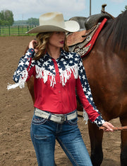 Women's Cowgirl Tuff Pullover Button Up