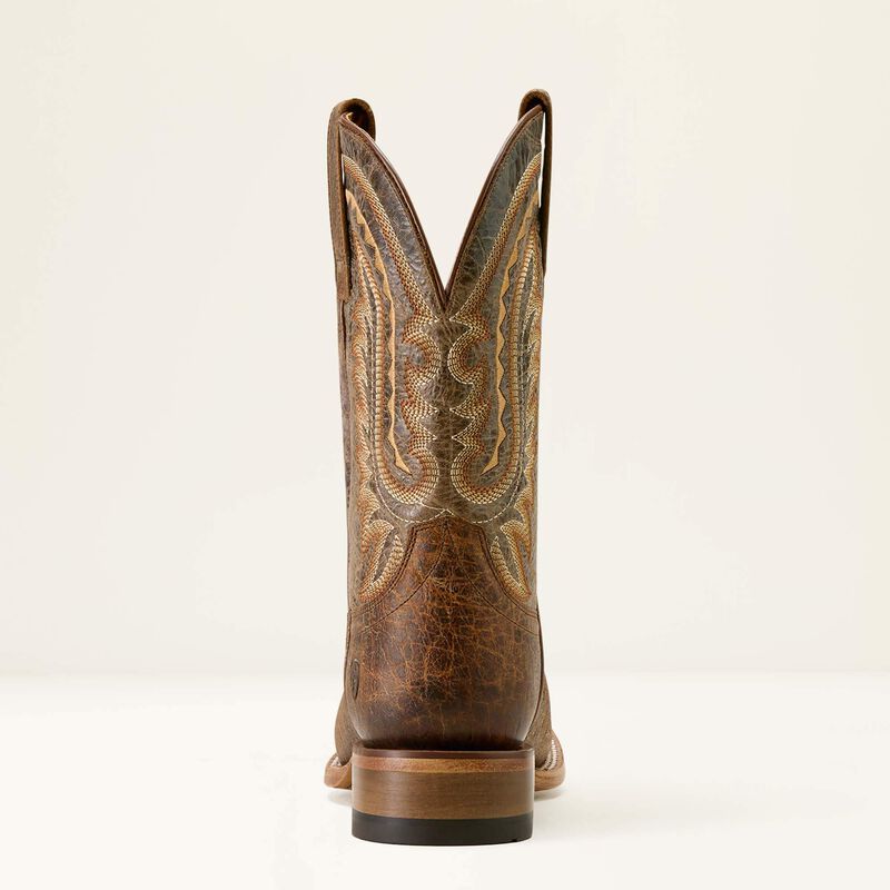 ARIAT MENS ROCK RIDGE SADDLE BROWN BISON WESTERN BOOT