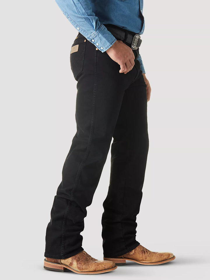 WRANGLER MEN'S ORIGINAL FIT BLACK COWBOY CUT JEAN