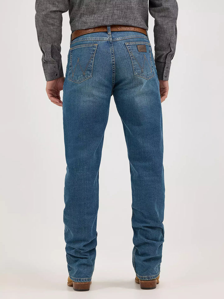 WRANGLER MEN'S CODY JOHNSON 20X® ADVANCED COMFORT 01 COMPETITION BLUE STONE RELAXED FIT JEAN