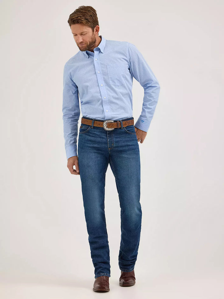 WRANGLER MEN'S CODY JOHNSON 20X® ADVANCED COMFORT 02 COMPETITION MOONLIGHT REGULAR FIT JEAN