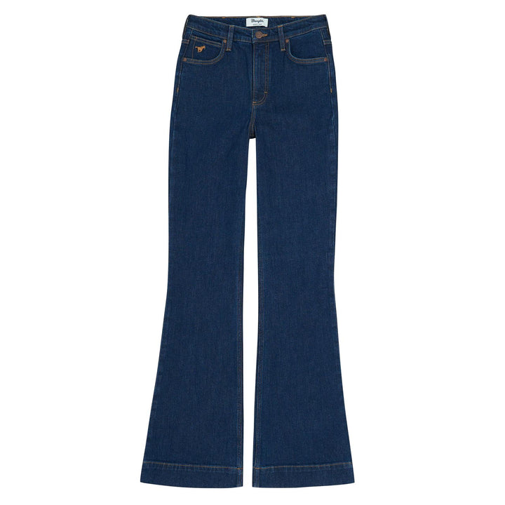 WRANGLER Women's High Rise Bell Trouser Riding Jean