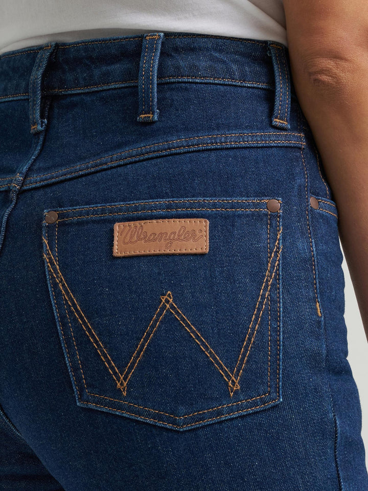 WRANGLER Women's High Rise Bell Trouser Riding Jean