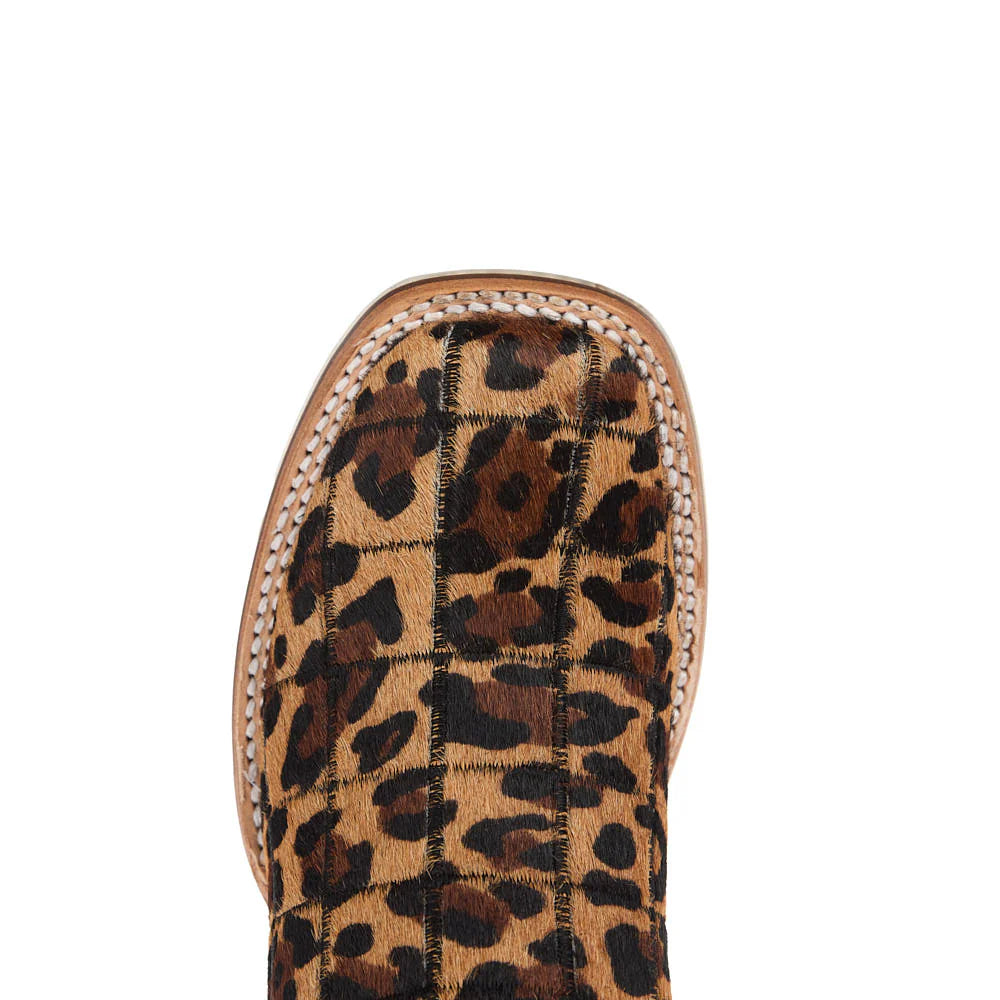 Tin Haul Women's Cheetah WILD THING Black Top Boot