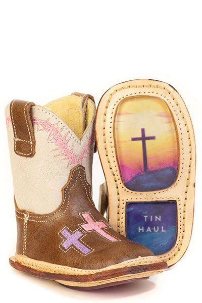 TIN HAUL INFANT GIRLS LET THERE BE LIGHT HOLY SOLES BOOTS