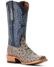 Ariat Men's Futurity Relentless Buckle Ostrich Western Boots