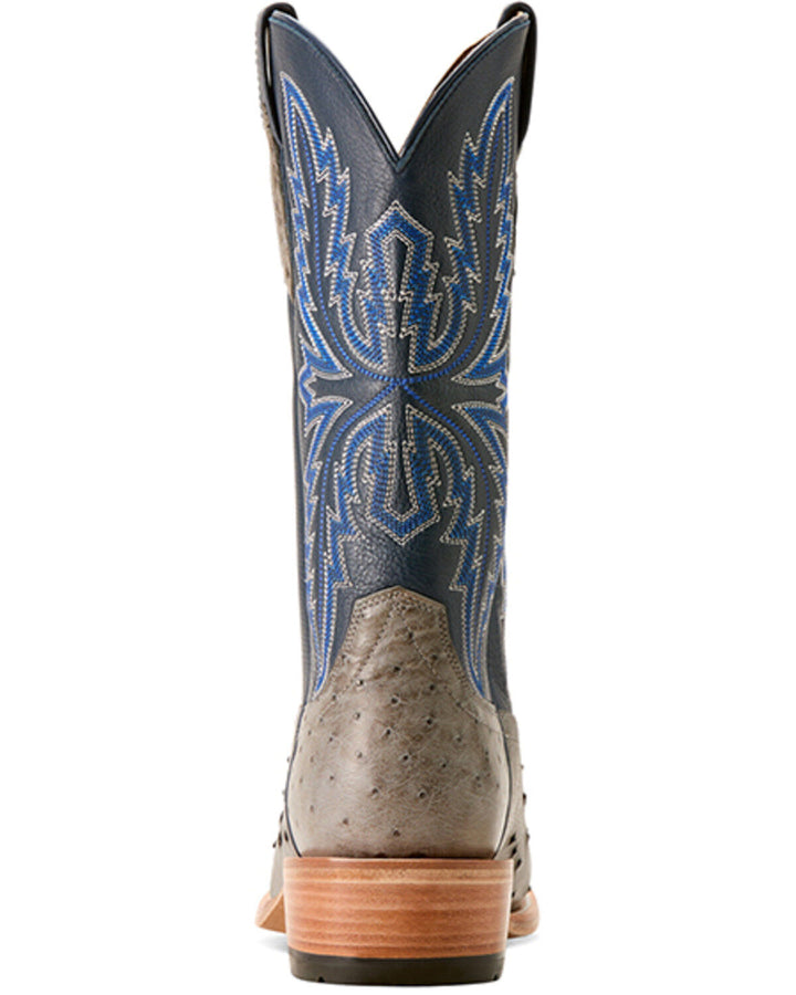 Ariat Men's Futurity Relentless Buckle Ostrich Western Boots