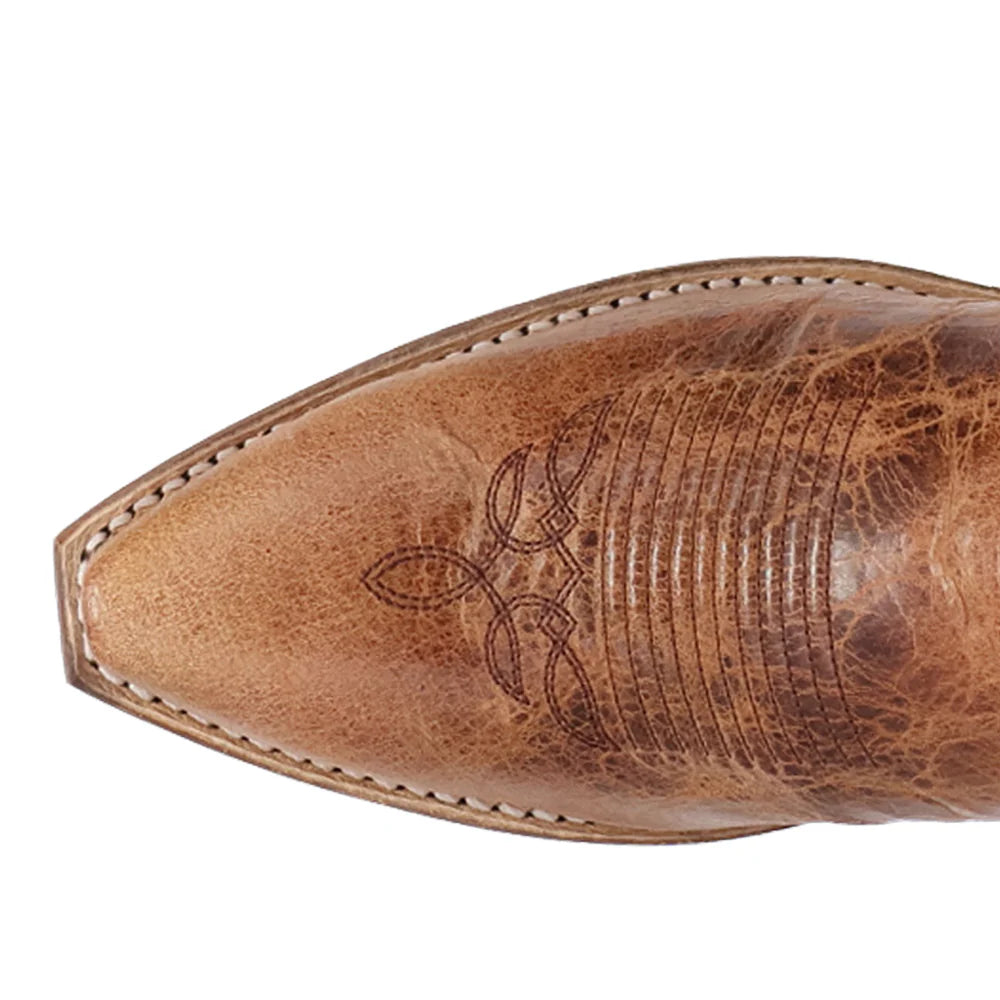 LAREDO Women's Marta Snip Toe Honey Cowboy Boots
