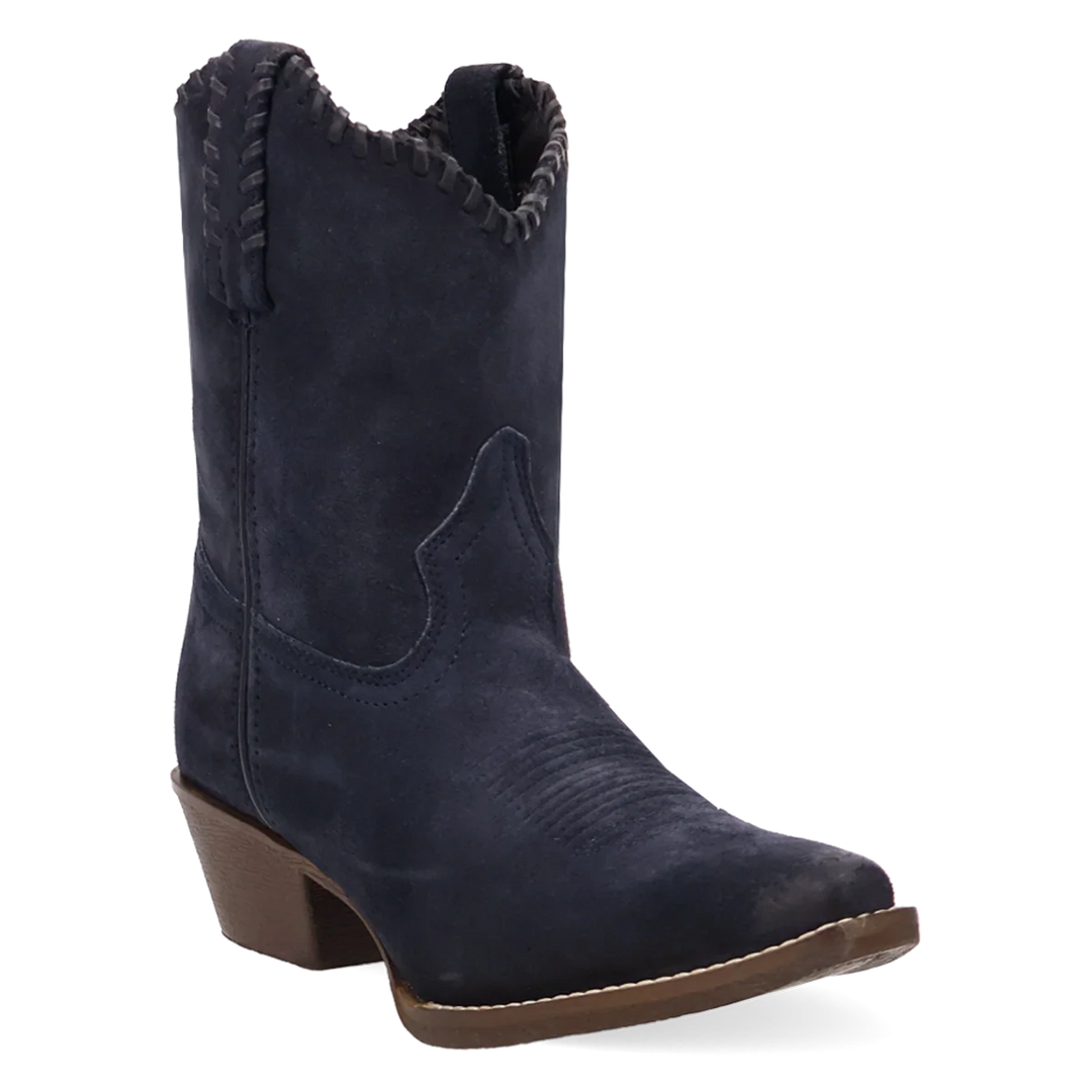 LAREDO WOMENS WHITLEY BLUE SUEDE BOOTIE BOOT