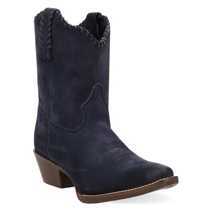 LAREDO WOMENS WHITLEY BLUE SUEDE BOOTIE BOOT