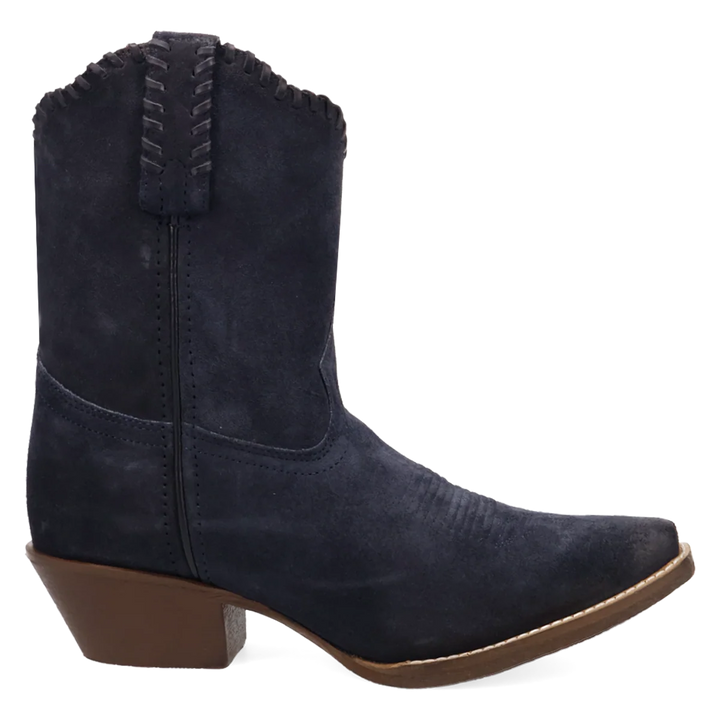 LAREDO WOMENS WHITLEY BLUE SUEDE BOOTIE BOOT