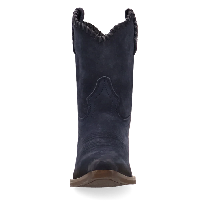 LAREDO WOMENS WHITLEY BLUE SUEDE BOOTIE BOOT
