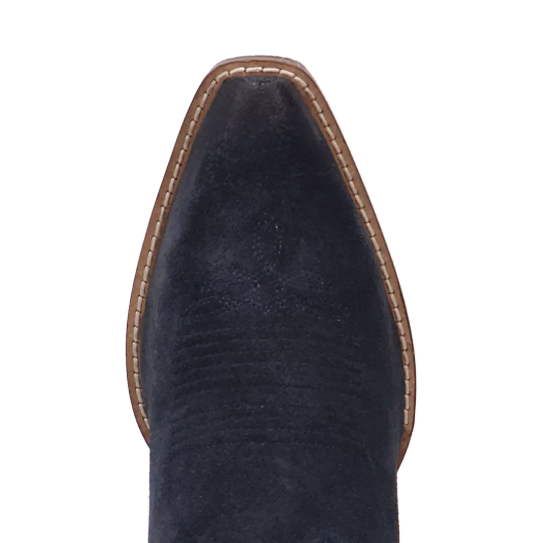 LAREDO WOMENS WHITLEY BLUE SUEDE BOOTIE BOOT