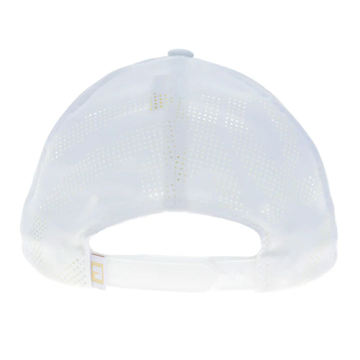 HOOEY WOMENS "COWGIRL GOLF" WHITE W/GOLD HAT