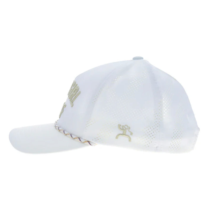 HOOEY WOMENS "COWGIRL GOLF" WHITE W/GOLD HAT