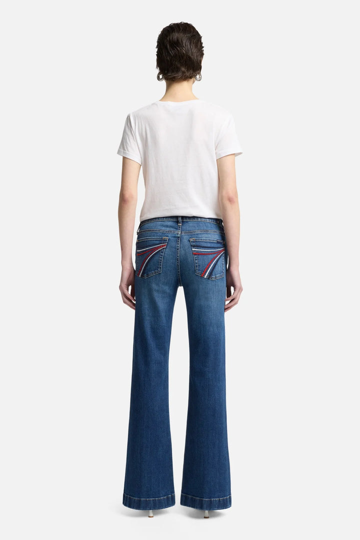 SEVEN WOMENS TAILORLESS DOJO ROYALTY in Slim Illusion JEANS