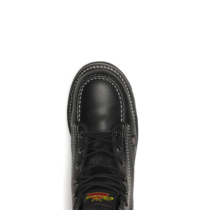 THOROGOOD MENS MIDNIGHT SERIES 6″ BLACK MOC TOE BOOT
