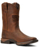 ARIAT BROWN ANTHEM PATRIOT SQ. TOE BOOTS