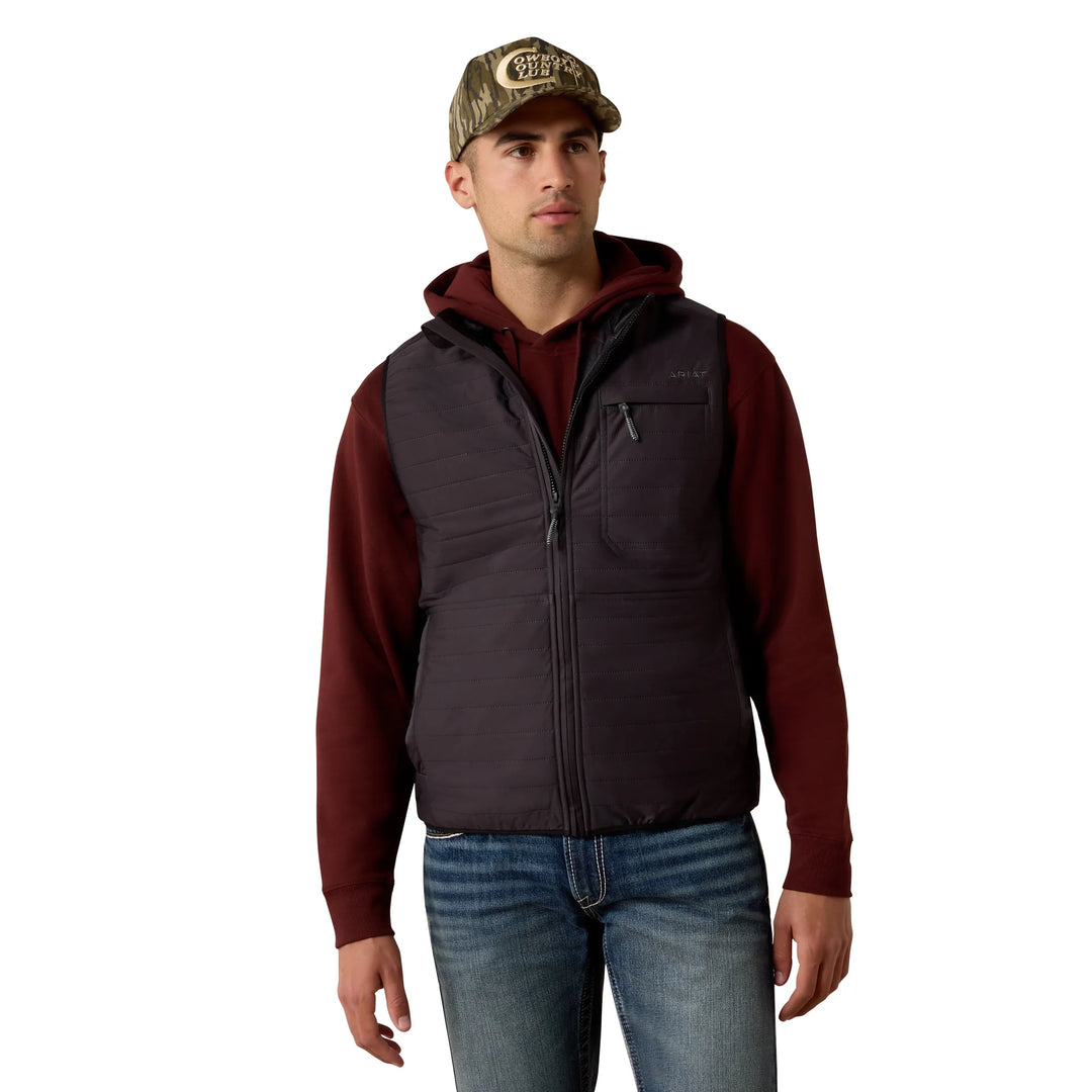 ARIAT MEN'S BLACK OBSIDIAN WYLIE VEST