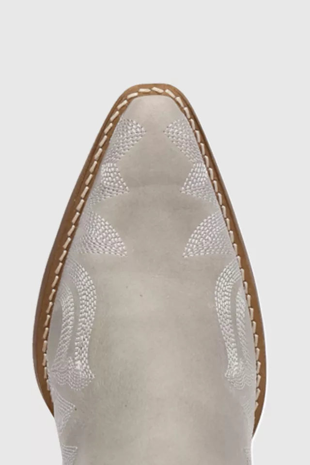 Dingo Women Walk West white Leather Fringe Cowboy Boot