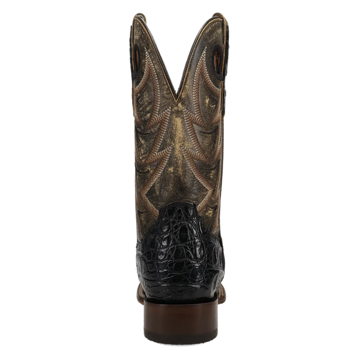 DAN POST MEN'S BLACK/YELLOW CAIMAN MARSH BOOTS