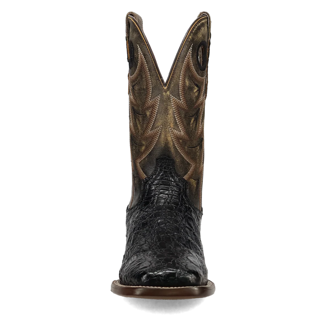 DAN POST MEN'S BLACK/YELLOW CAIMAN MARSH BOOTS