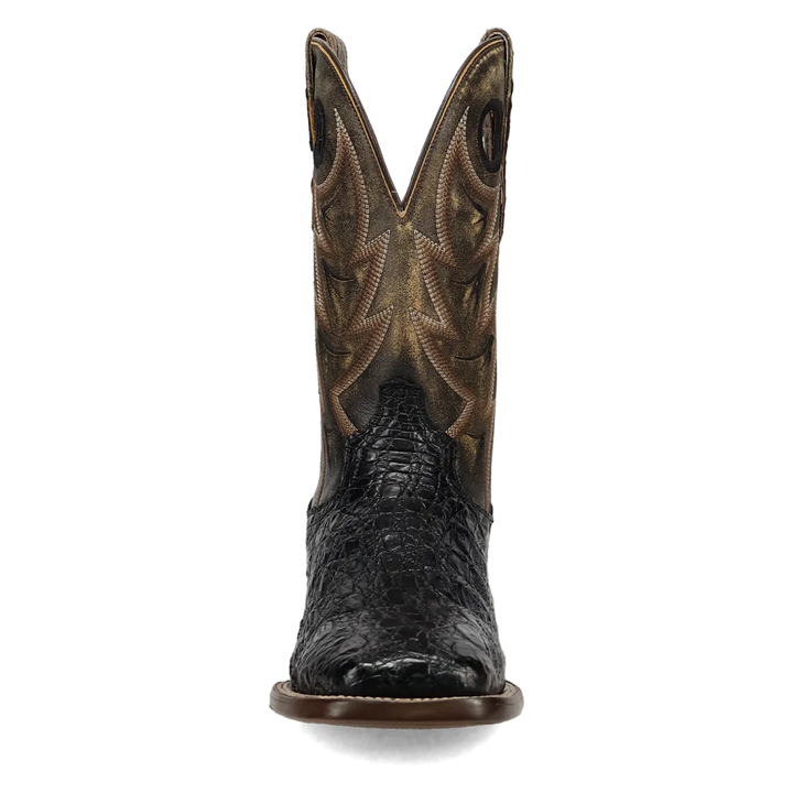 DAN POST MEN'S BLACK/YELLOW CAIMAN MARSH BOOTS