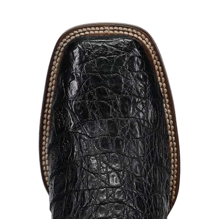 DAN POST MEN'S BLACK/YELLOW CAIMAN MARSH BOOTS