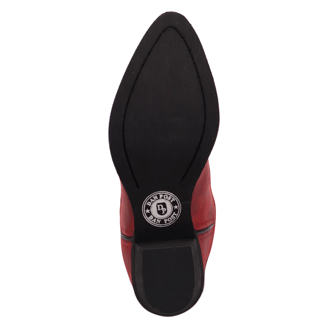 DAN POST GIRL'S RED FRINGE HAPPY TRAILS BOOTS
