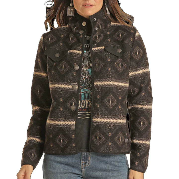 Women's Powder River Outfitters Aztec Jacket – The Cowboy Shop