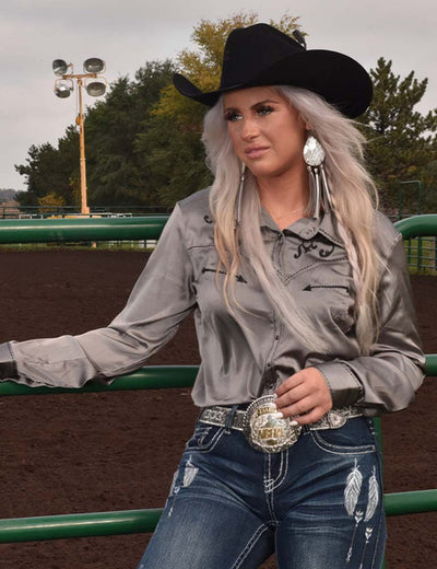 Women's Cowgirl Tuff Pullover Button Up