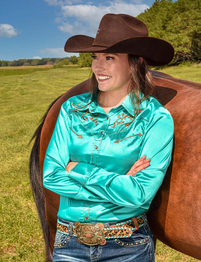 Women's Cowgirl Tuff Pullover Button Up