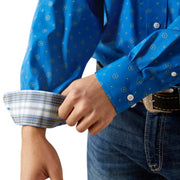 Ariat Men's Carter Long Sleeve Blue Shirt