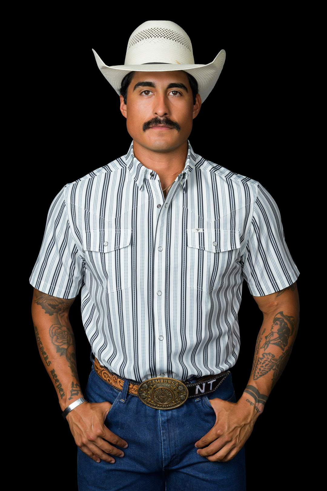 FERRELL BRAND MEN'S THE JAKE IN WHITE S/S SHIRT